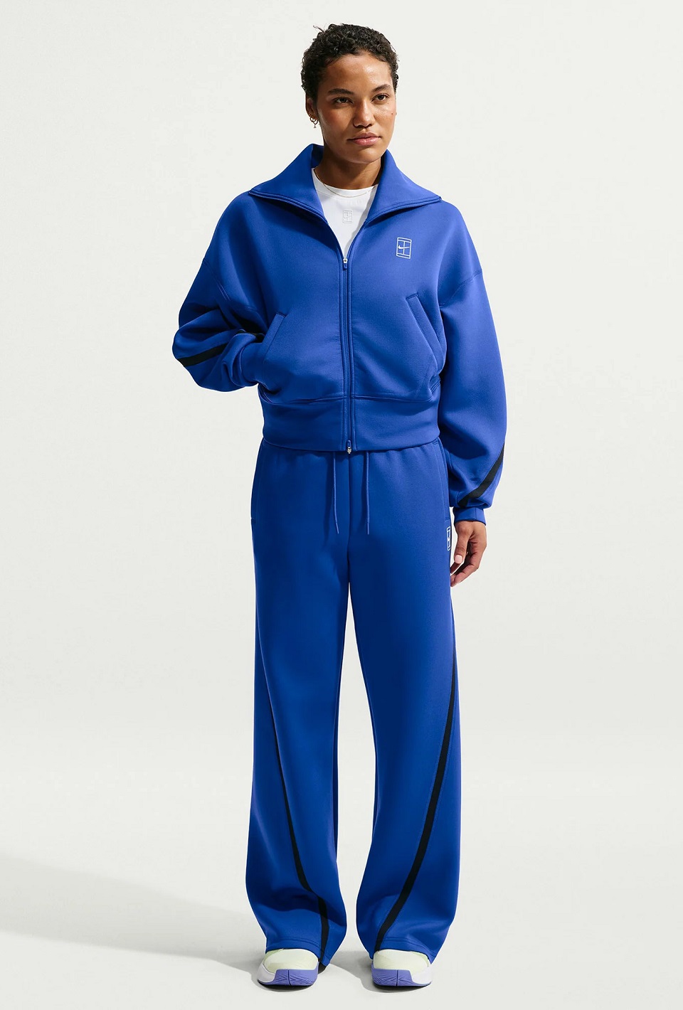 Nike Advantage Dri-FIT Tam Boy Fermuarlı Kadın Tenis Ceketi - 3