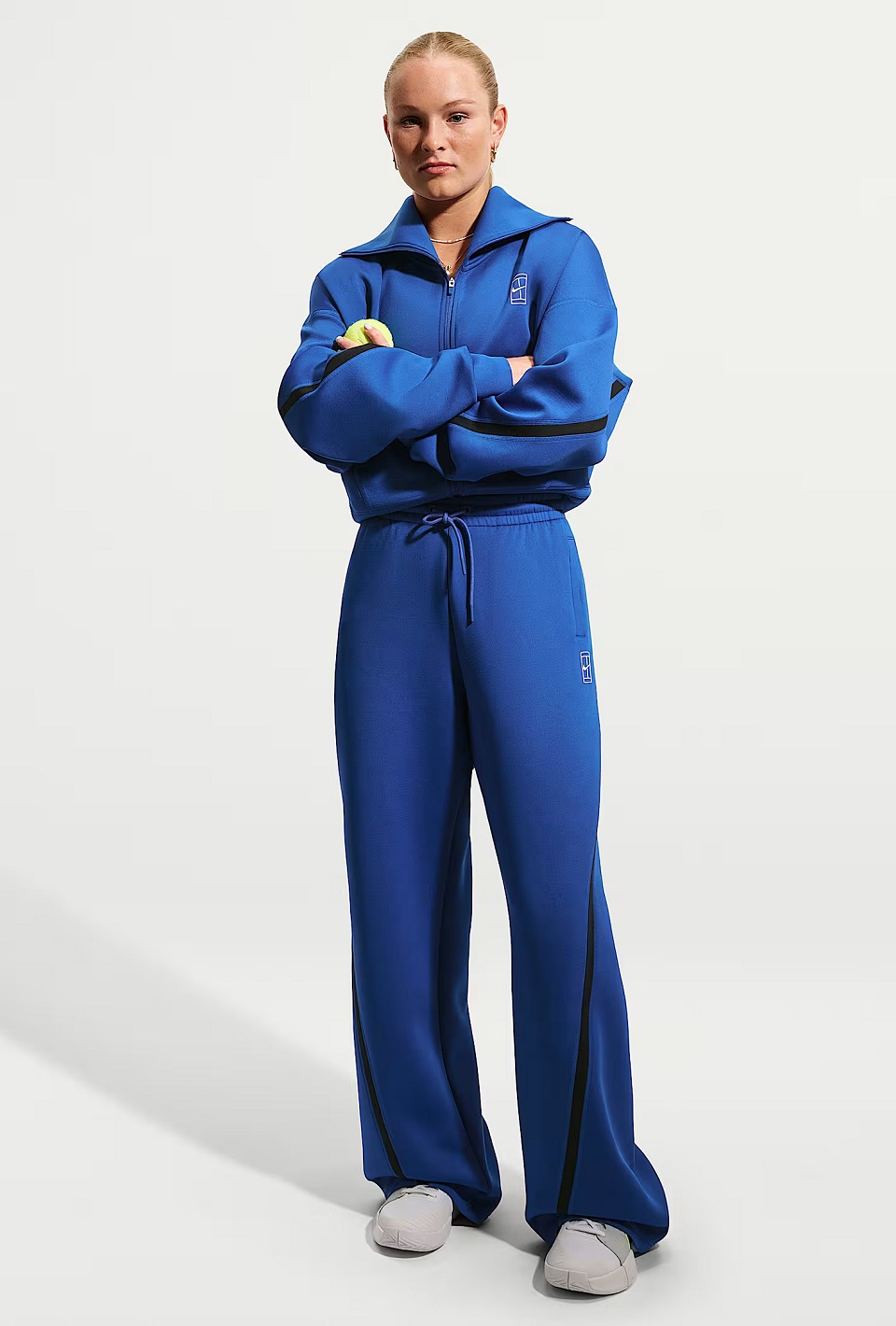 Nike Advantage Dri-FIT Tam Boy Fermuarlı Kadın Tenis Ceketi