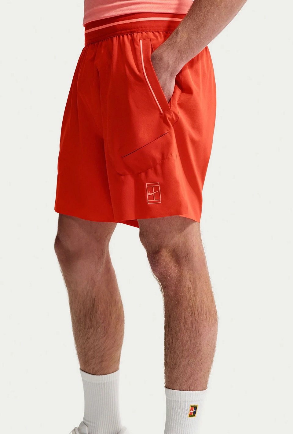 NikeCourt Advantage Erkek Dri-FIT 6 İnç Tenis Şortu - FZ6913-633 - 5
