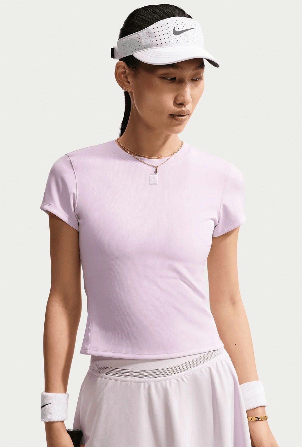 NikeCourt Advantage Kadın Dri-FIT Tenis Tişörtü HQ2994-583 - 5
