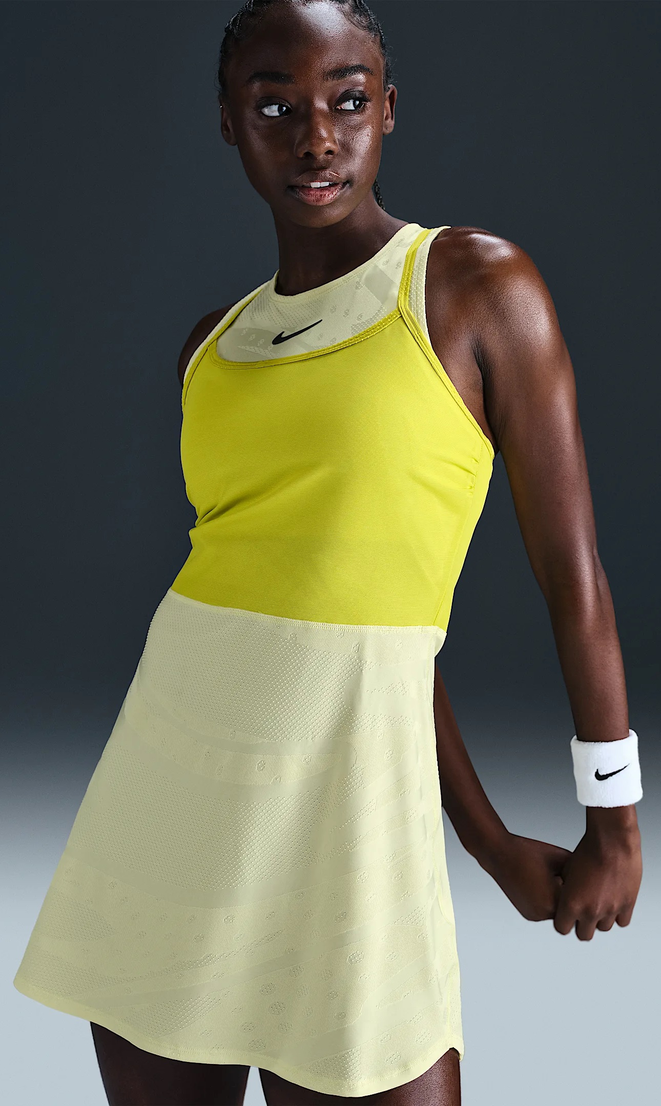 NikeCourt Slam Dri-FIT Kadın Tenis Elbisesi - 3