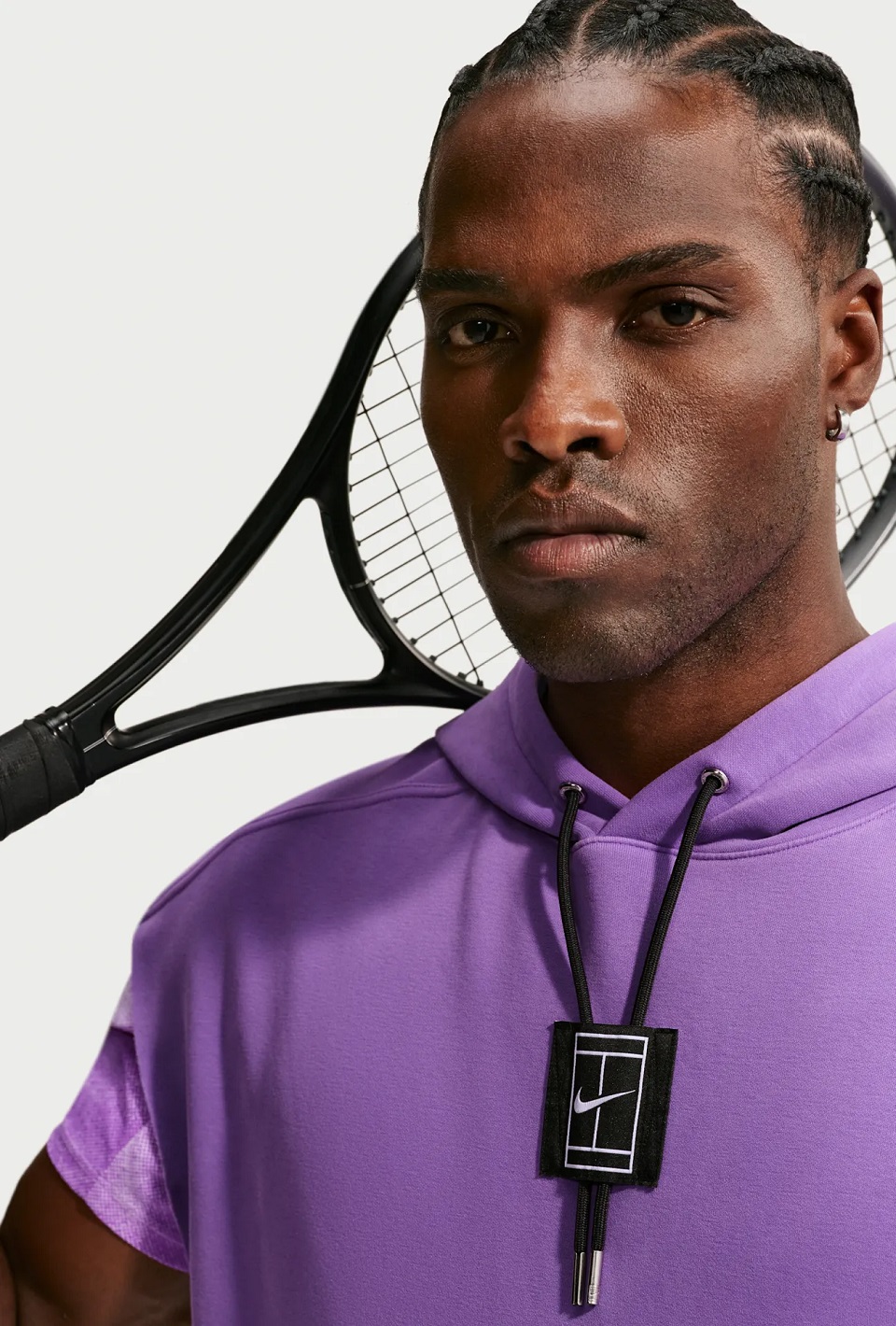 NikeCourt Slam Paris Erkek Tenis Kolsuz Kapüşonlu Sweatshirt  - 2