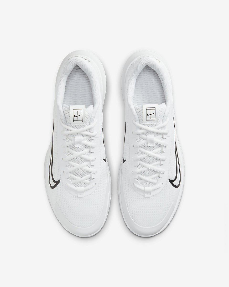 NikeCourt Vapor Lite 2 Sert Kort Erkek Tenis Ayakkabısı - 4