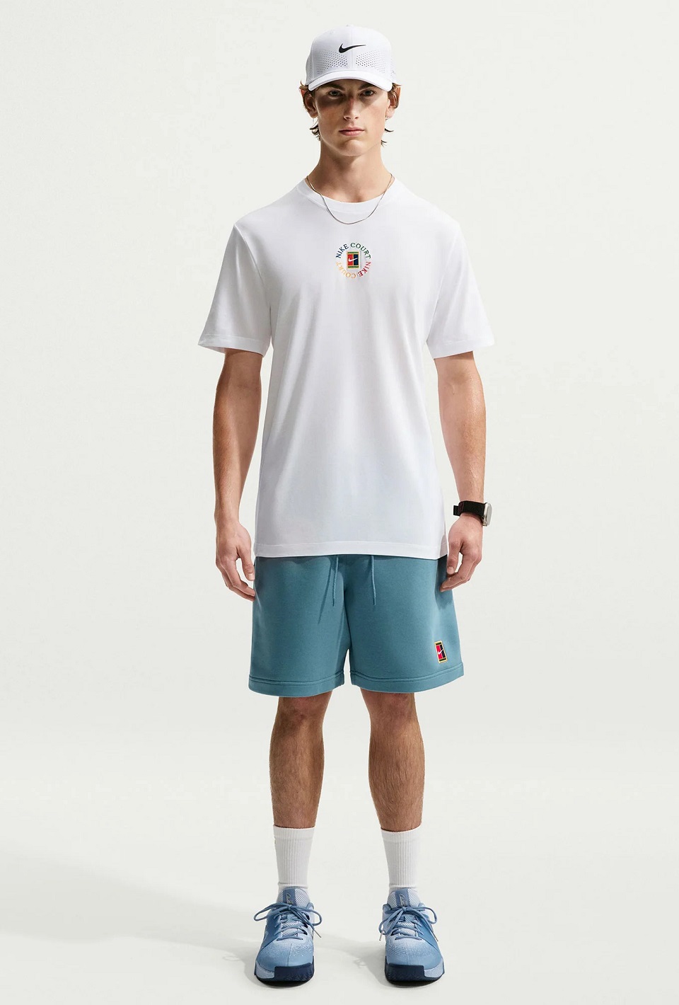 Nike Court Dri-FIT Heritage Erkek Tenis Tişörtü (IM6128-100)