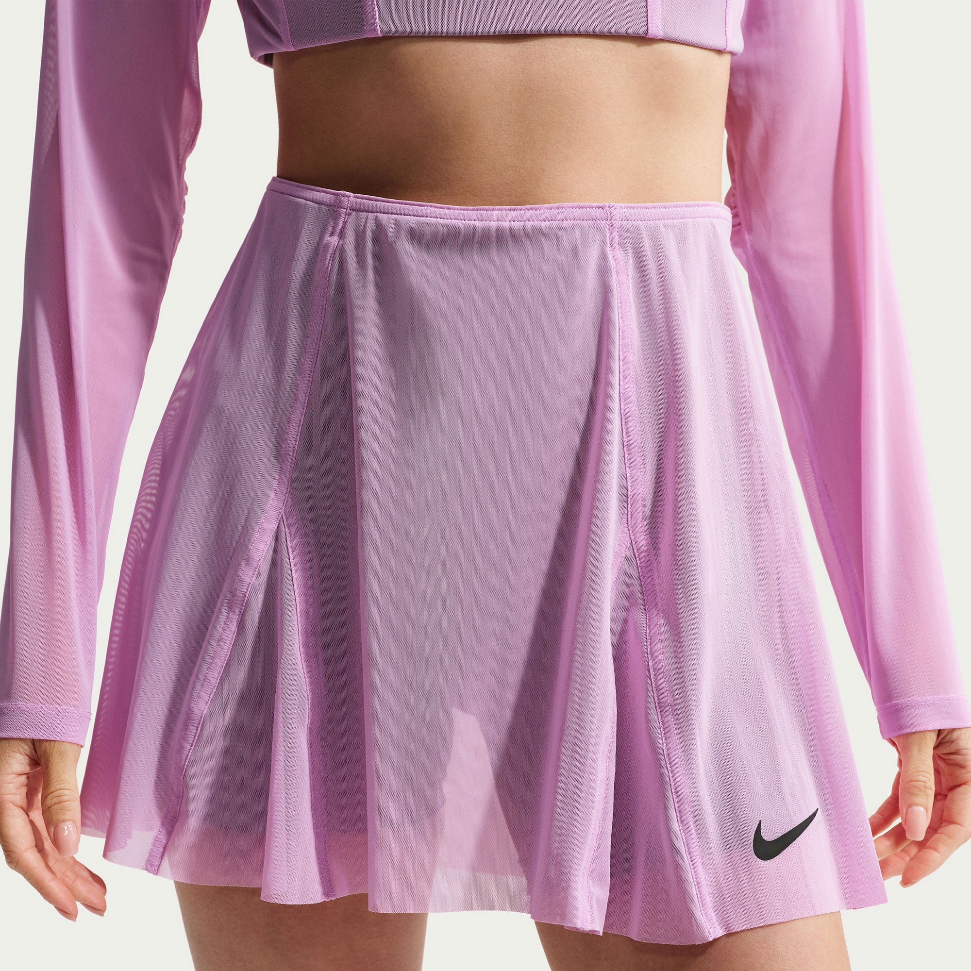 Nike Court Slam High-Rise Kadın Pembe Tenis Eteği (II3472-503)